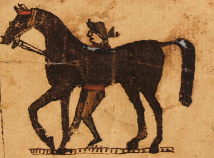 Fraktur Boy and Horse