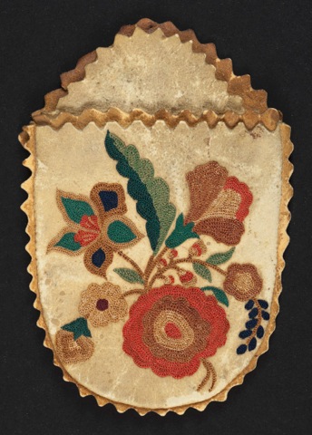 Bag with Tambour Embroidery ca. 1770