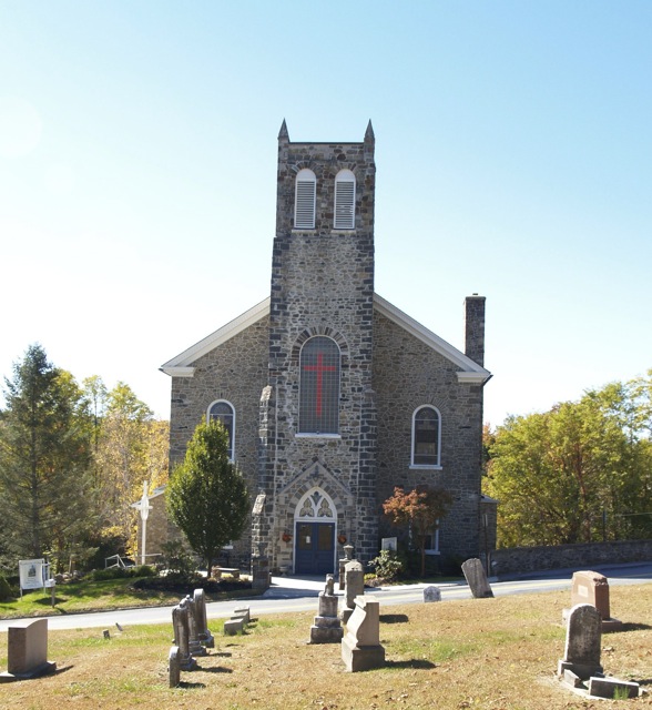 ILL. 7a Blue Church, Coopersburg, PA AlyssumArts, Bethlehem, PA Photo Image © Del-Louise Moyer