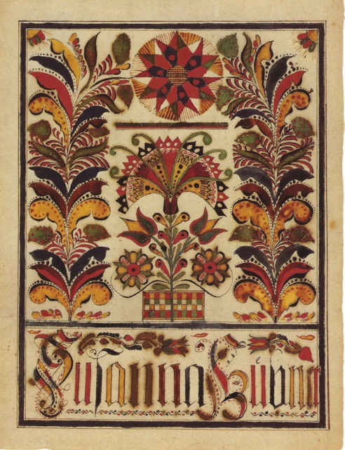 ILL. 12b . Susanna Hübner Drawing for niece Susanna Hübner. Courtesy of SLHC.